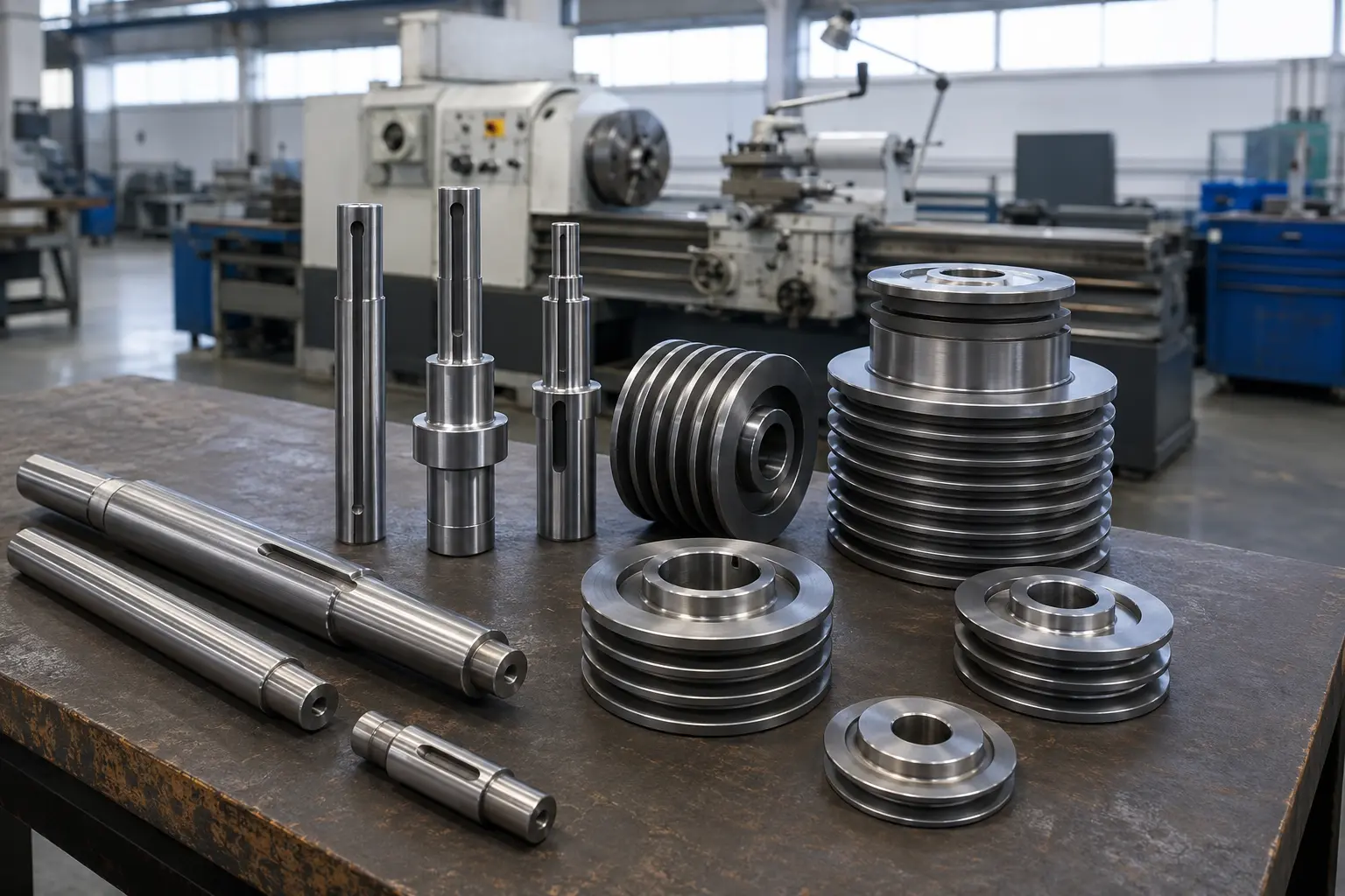 Pulleys & Shafts