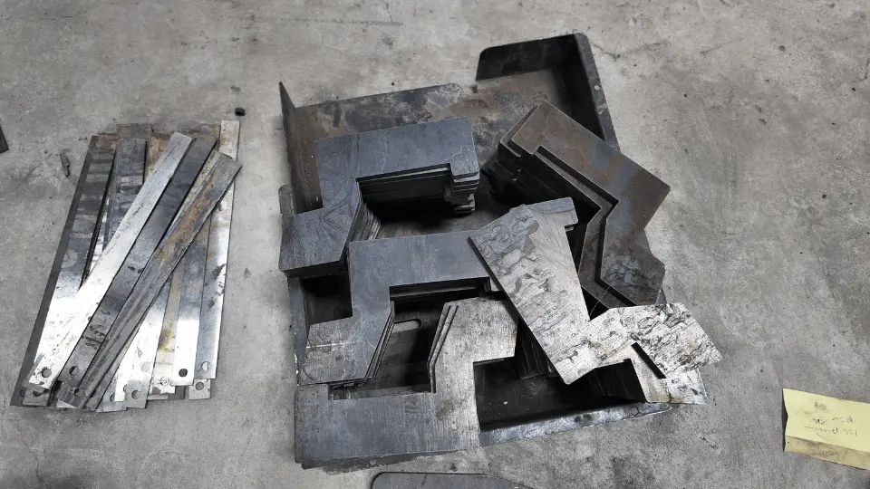 Precision profile-cut steel frames